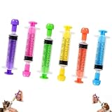 Tablettengeber für Katzen, 6 Farben Tabletteneingeber Katze, Entwurmung Katze und Wurmkur Katze Tabletten, Schluckhilfe Tabletten für Medikamentengabe, 5 ml Kapazität für Hunde und Katzen, Hygienische