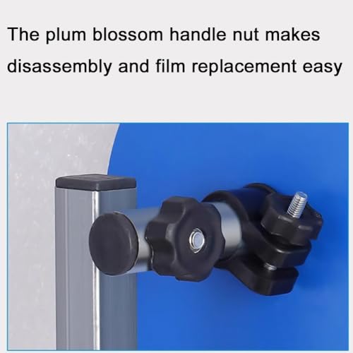 Distributeur de Rouleau de Film à Bulles, Film à Bulles de Bureau Manuel, Support de Film d'emballage en Mousse métallique U-SD pour l'expédition (60 cm).