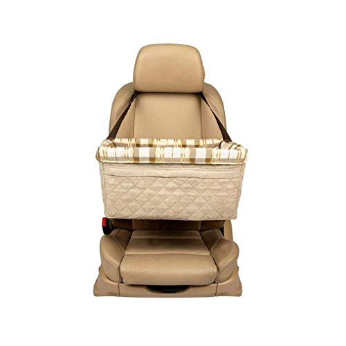 PetSafe Happy Ride Quilted Booster Seat - Dog Booster Seat for Cars, Trucks and 4X4s - Easy-to-adjust Strap - Durable Fleece Liner is Machine-Washable and Easy to Clean - Tan - Up To 8.1 kg - Image 6