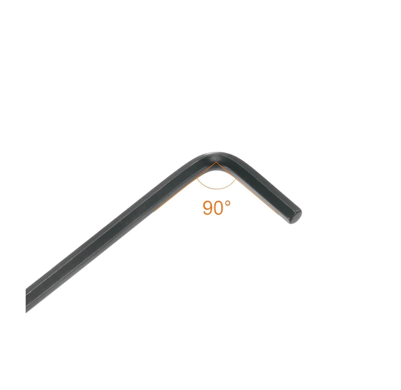 Genérico 2/4 Uds llave hexagonal con extremo de bola 1,5/2/2,5/3/4/5/6/8/10mm herramienta reparación llaves hexagonales brazo largo en forma L, Compatible for del hogar(8mm,2pcs)