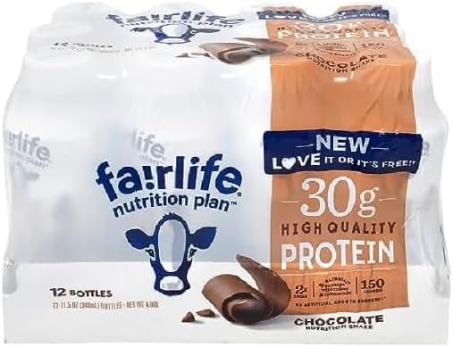 Nutrition Plan High Protein Chocolate 30g Shake,Gelatin Free,11.5fl.oz,(12 Pack) - PACK OF 1