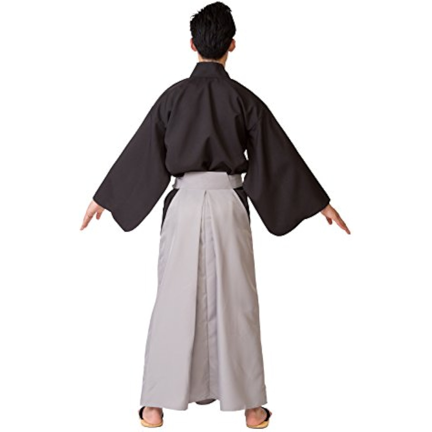 クリアストーン(Clearstone) MENコス コスプレ ハロウィン 侍 ユニセックス ブラック 詳細画像5