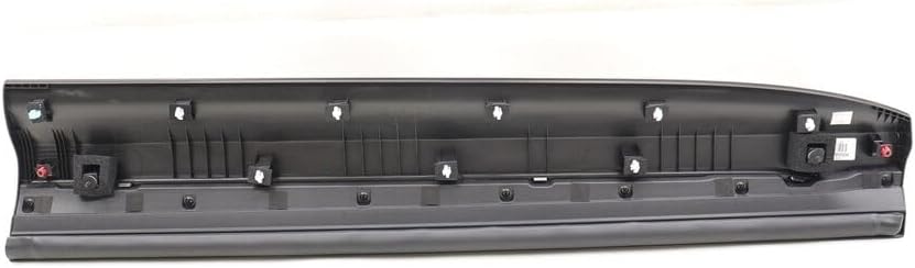 Door Lower Molding/Door Garnish w/Clip Set, Fit for 17-19 Hyundai Santa Fe Front Left (Driver's Door), Replaces OEM 87721-B8500, DM165
