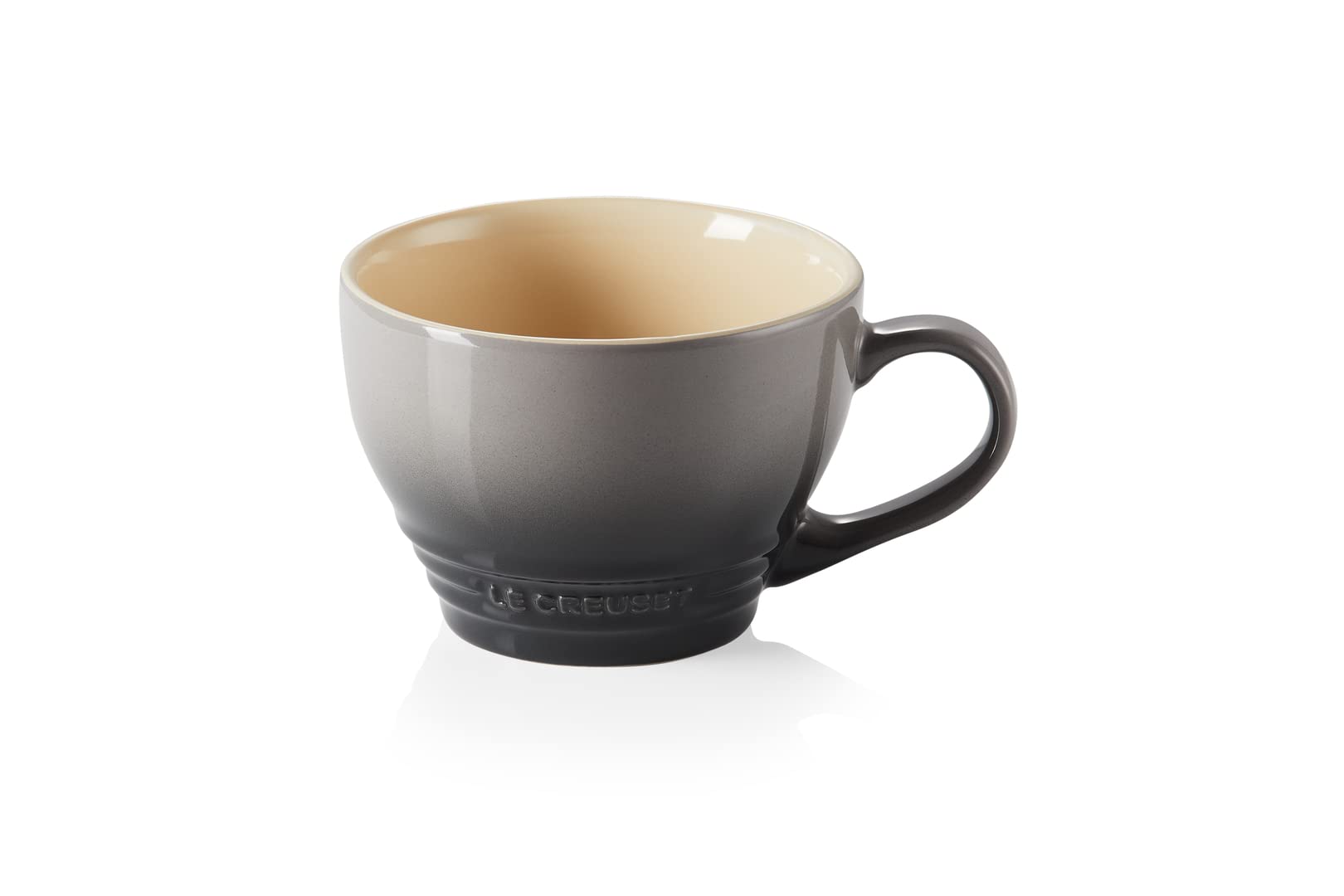 LE CREUSET Stoneware Grand Mug, 400ml, Flint, 70304404440002 [Energy Class A]