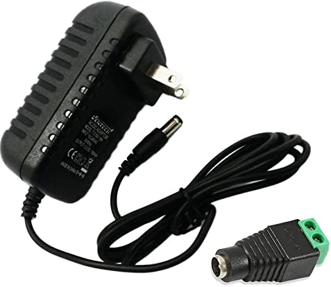 12V 1.5A Power Supply Adapter 100-240V AC to DC 12V Transformers, Switching Power Supply for 12V 3528/5050 LED Strip Lights 18W More Than Regular 12 Volt 1Amp 1a 2.1mm X 5.5mm Security CCTV VENTCH