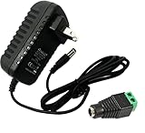 12V 1.5A Power Supply Adapter 100-240V AC to DC 12V Transformers, Switching Power Supply for 12V 3528/5050 LED Strip Lights 18W More Power Than Regular 12 Volt 1Amp 1a 2.1mm X 5.5mm ventech