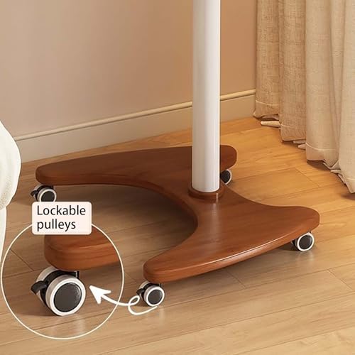 Table élévatrice pneumatique mobile – Podium pliable portable avec colonne élévatrice en alliage et 4 roulettes – Idéal pour les présentations et événements