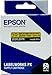 Epson LABELWORKS 203YLBYPX-5PK Genuine Tape Cartridge - 5 Unit Pack of Black on Yellow Shrink Tube Industrial Label Maker Tape - AWG 16-22, 1/8