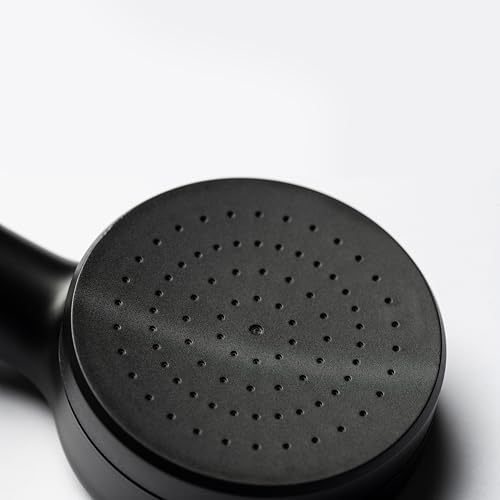 Pommeau de douche noir mat a haute pression pour une routine de reve