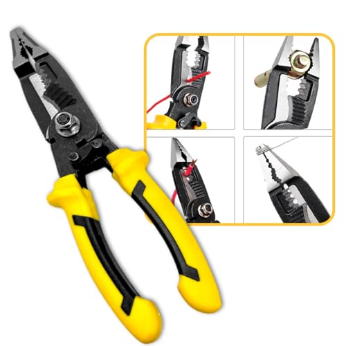 Alicate Multifuncional Alicate para corte e aperto com cabo ergonômico [8 polegadas]