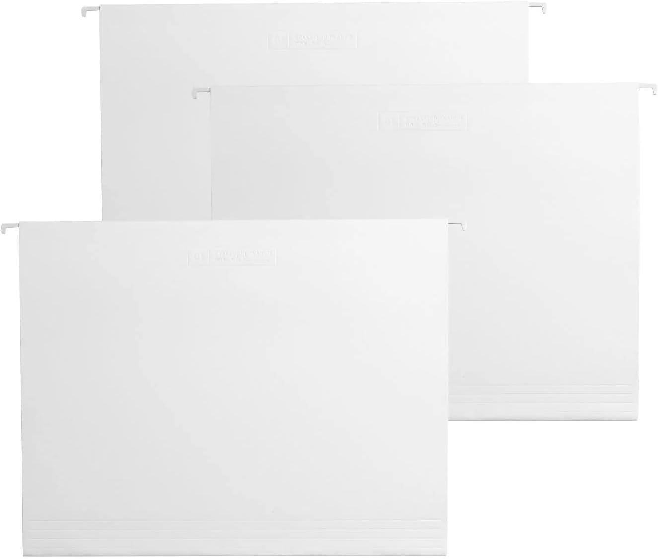 russell+hazel White Hanging File Folders, 10 Count, 11.75" x 9.3