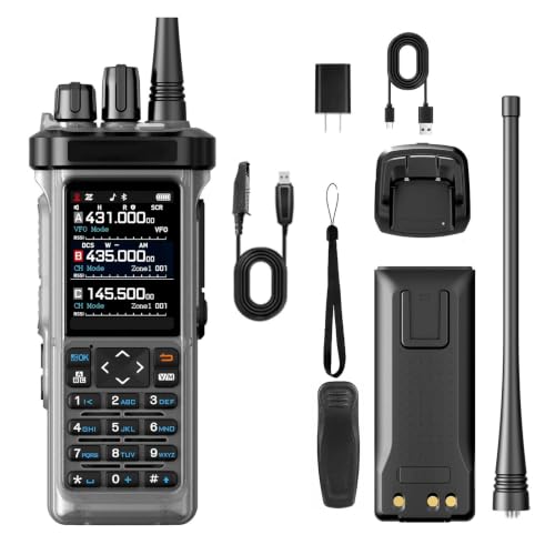 Walkie-talkie bluetooth con analizador de espectro compatible con BINTERADIO 9000 3