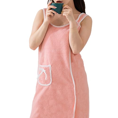 Bath Towel Wrap for Women - Wearable Bath Wraps for Women After Shower,Water Absorption Bathrobe Comfortable for Sisters Friends Mother Wife Girlfriend
