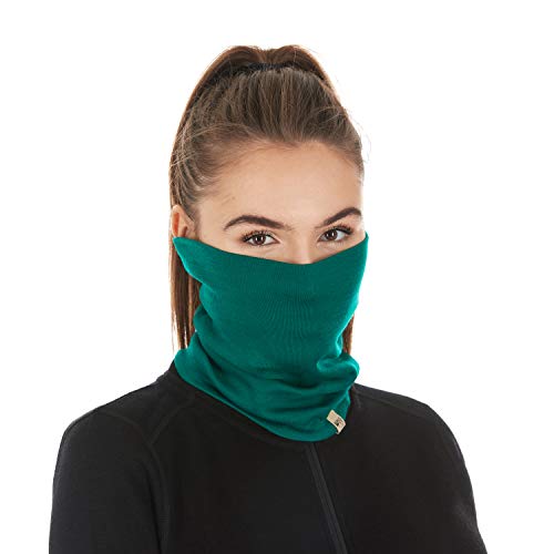Polaina de lã de merino 730 peso médio Minus33, Emerald Green, One Size