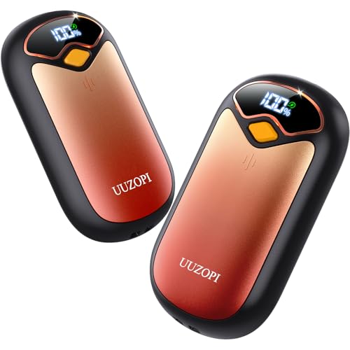 Hand Warmers Rechargeable - Magnetic Electric Hand Warmers 2 Pack, LED Display, 4 Settings Fast Heating Reusable Portable Heater Handwarmers for Golf Hunting Camping Essentials, Gifts for Me