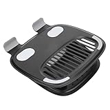 GLOGLOW Support d'ordinateur Portable, Support d'ordinateur Portable en Aluminium à Hauteur réglable Portable Support de Bureau Pliable pour soulager la Fatigue du Dos du Cou