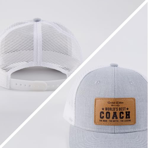 Image of Baseball Cap for Men - Gifts for Men - Grey Baseball Cap