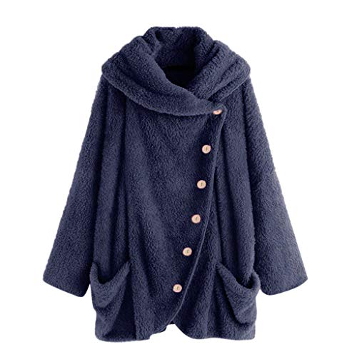 Auimank Women Autumn Winter Warm Comfortable Coat Casual Fashion Jacket Faux Fur Collar