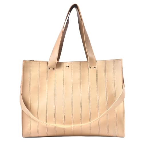 Image of JENN Weekender Tote Bag - Stylish and Durable Travel Tote for Women | Large Capacity Handbag for Short Trips, Getaways, Gym, or Daily Commute
