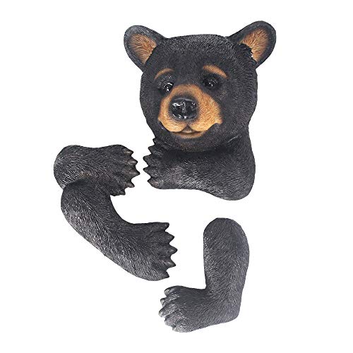 Marytumm Tree Decor Outdoor Scuplture Baby Bear Up A Tree Garden Peeker Tree Hugger Outdoor Tree Sculpture - Gifts And Garden Décor Tree Hugger Faces For Trees Bear Cub Resin Sculpture #TOP1