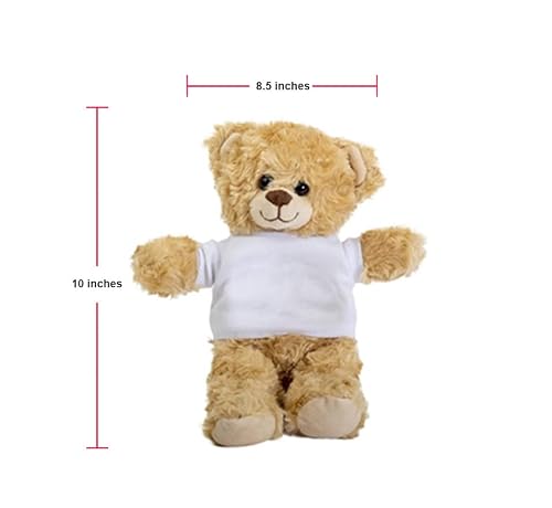 Happy Father's Day Teddy Bear, Dad Gift, Gift Stuffed Animal, Plush Teddy Bear With Tee, Welcoming Baby Gift, Gift For Her, Gift For Newborn, Birthday Christmas Basket Gift Idea #TOP4