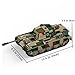 Jeamoc WW2 Military King Tiger Tank Building Block Set, 853 Pcs, Military Tiger WW2 Tank, with Soldiers, Compatible with Lego