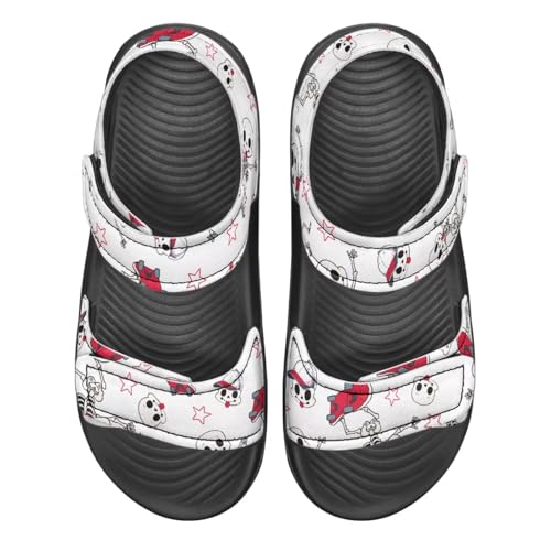 Kids Sandals Cartoon Non-Slip Athletic Sandals for Hiking/Beach, Adjustable Hook and Loop2
