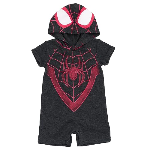 Image of Marvel Avengers Spider-Man Captain America Hulk Miles Morales Cosplay Romper Newborn to Toddler