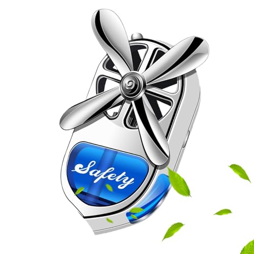 Ambientador de clip para ventilación automática, ambientador para difusor de coche | Difusor de aromaterapia de ventilación automática - Ambientador de diseño de molino de viento