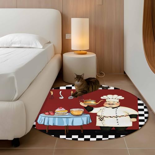 Tapete redondo Homechoid 3ft para interiores miniatura 4