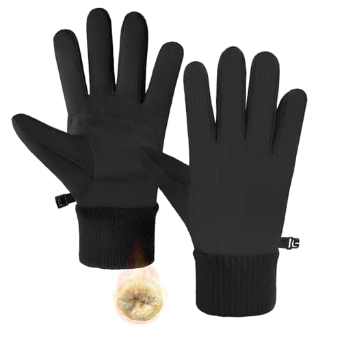 lifwimner Winter Handschuhe Damen Herren Warme Wasserdicht Skihandschuhe Touchscreen Thermo Handschuhe Winddichte Fahrradhandschuhe für Wandern Radfahren (L)