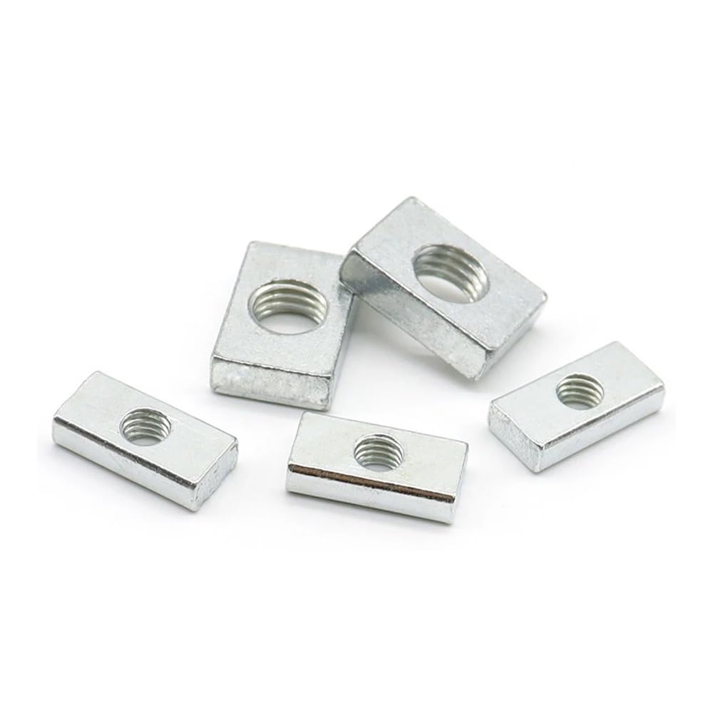 Dado a Mano 10 pz M3 M4 M5 M6 M8 Acciaio al Carbonio Zincato Profilo in Alluminio