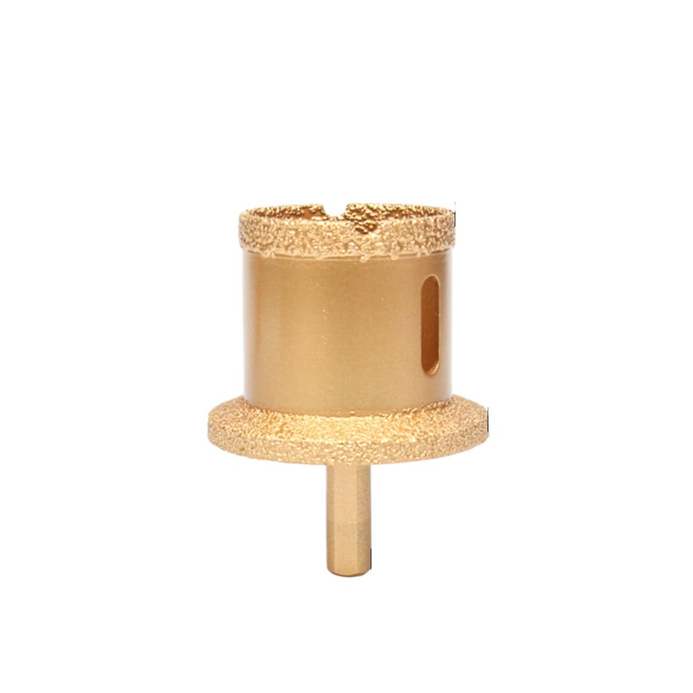 Dimeiyan One Color Diamond Core Hole Cutter, Bit Triangular Handle Brazed For Tile Marble Porcelain Washbasin 35-114Mm(45 60Mm)