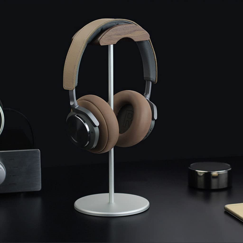 Soporte Auriculares Auricular estante aleación de aluminio aleación de madera escritorio auriculares suspensión auriculares pantalla de pie stand mesa accesorios accesorios para auriculares Soporte Ca