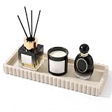 Bagno Vassoio Portaoggetti -24 x 10 cm Vassoio Decorativo In Silicone Con Bordo Smerlato, ...
