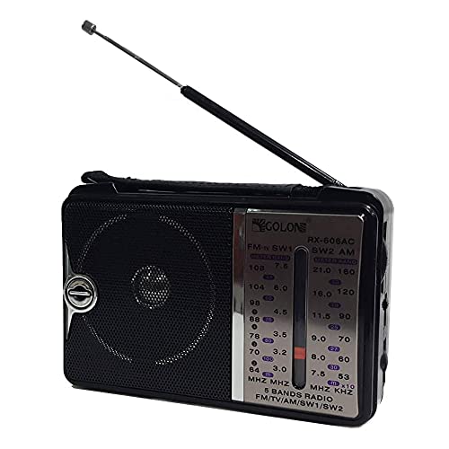 Colon classic mini electric radio - black