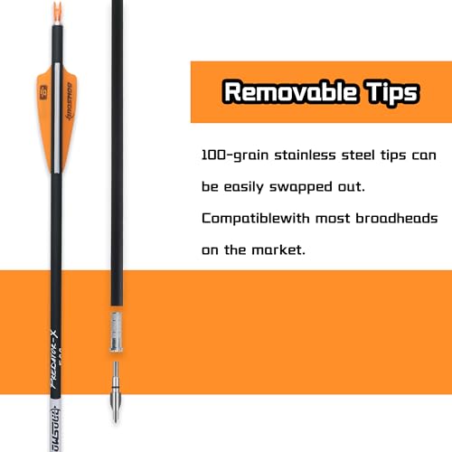BOWSOUL 31 Inch Carbon Target Hunting Arrows for Compound Recurve Bows by BOWSOUL - Used condition - Image 4