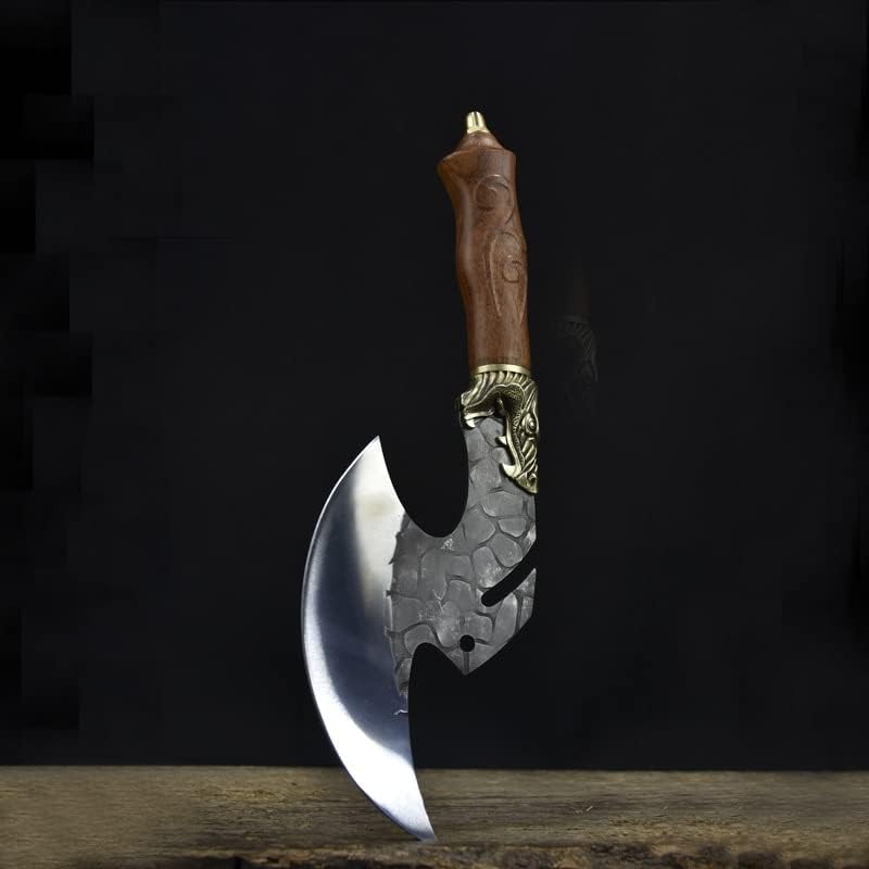 Meat Cleaver, Chef Knife Kitchen Knife Stainless Steel Household Meat Cutting Boning Knifees Strange Outdoor Survival Knife (Color : Chef knife)