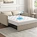 Holden Waterproof Sofa Bed Mattress Protection Pad with 3M Scotchgard Moisture Management - Hypoallergenic Microfiber - 54" x 72" - All Over Elastic Mattress Pad - Sleep Philosophy