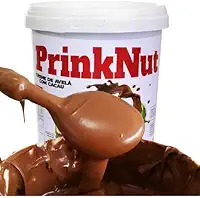 Creme de Avelã com Cacau PrinkNut 1kg - Delicioso e Cremoso, Chocolate Perfeito para Pães, Bolos e Sobremesas. Sem Glúten, Com Avelãs Selecionadas e Cacau de Qualidade, Semelhante a Nutella Com Extrema Qualidade