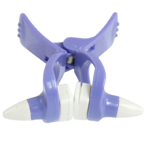 uxcell Spring Loaded Purple Nose up Clip Reshaper Silicone Beauty Tool
