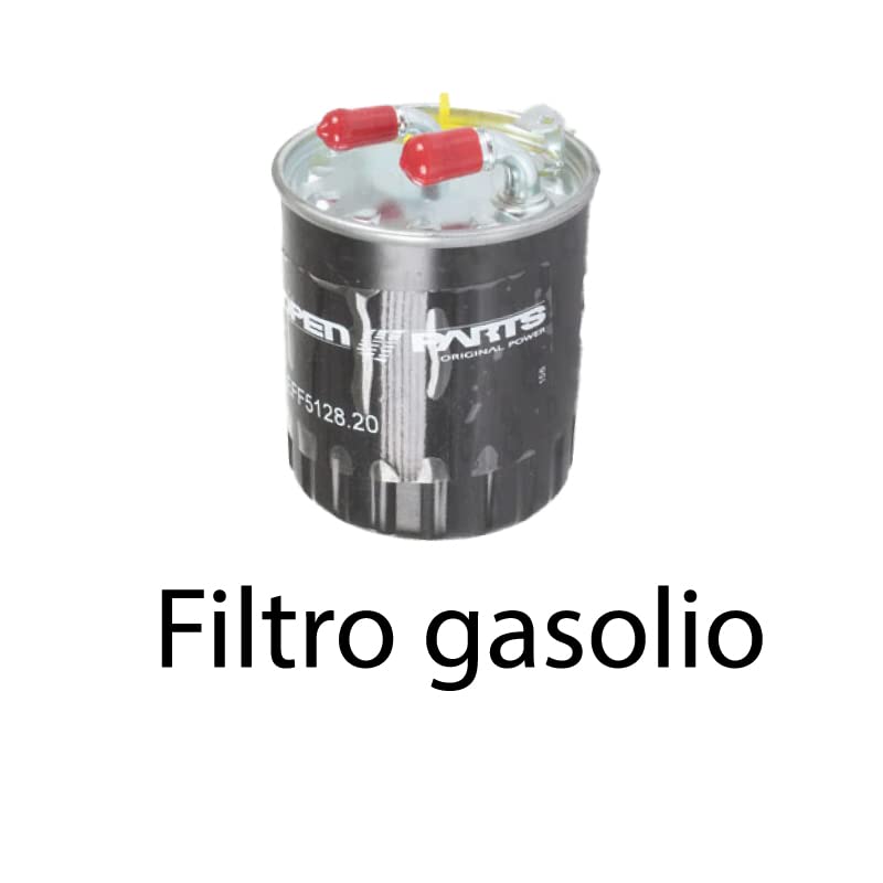 Kit tagliando 4 filtri + 7L olio Edge 5W30 LL per GLK X204 2143CC gasolio (2008-2015)