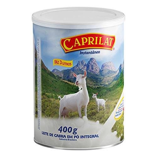 Leite De Cabra Em Pó Integral Caprilat Lata 400g (Combo c/ 6 un)