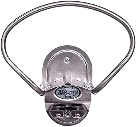 Accu Stainless Steel Saddle Hose Holder - Garden Hose Holder for Walls, Garages, & Utility Rooms