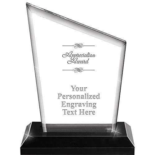Crown Awards Appreciation Acrylics - 6" Peak Skyline Acrylic Award Appreciation Presentation Trophy, Engraving Included