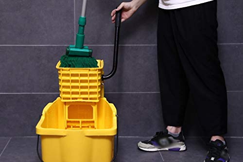 Image of Mop Head Replacement,Commercial Mop Heads,Cotton Washable Industrial Mop Head,6 Inch Heavy Duty Mop Heads,Wet Industrial Cleaning Mop Head for Home,Industrial and Commercial Use Clean(Green)