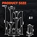 FILTERUP Train Air Horn Kit 12V 185DB for Truck Car 4 Speakers Super Loud Air Horn with Compressor Compatible with Jeep SUV Pickup Train Motorhome and Other Vehicles