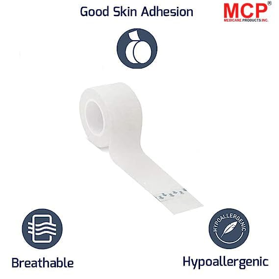 MCP Healthcare Quality Neopore Surgical Paper Tape, 1 Inch, 12 Rolls MCP Healthcare Quality Neopore Surgical Paper Tape, 1 Inch, 12 Rolls