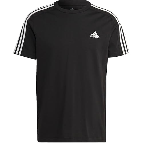 adidas Men's Essentials Single Jersey 3-Stripes T-Shirt
