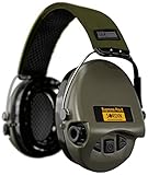 Sordin Supreme Pro-X Active Ear Defenders - ACE Edition with US Flag & Green Capsules - Green